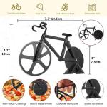 Brick and Steel Bicycle Pizza Cutter - Cyclist's Gift