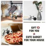 Brick and Steel Bicycle Pizza Cutter - Cyclist's Gift