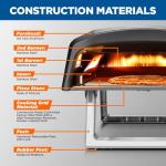 NutriChef Portable Outdoor Gas Pizza Oven