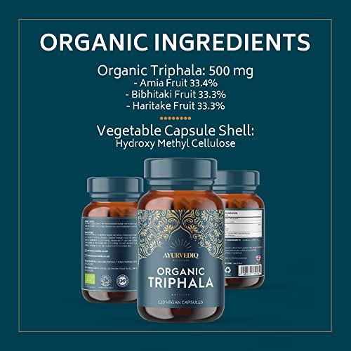 Organic Triphala Capsules - Boost Your Health!