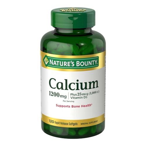 2-Pack Nature's Bounty Calcium + D3 Softgels (240)