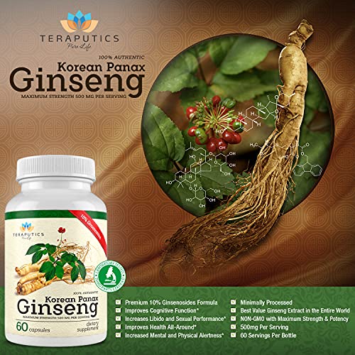 Korean Ginseng Capsules for Energy & Focus