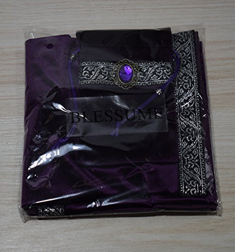 Purple Witch Altar Tarot Table Cloth with Pouch