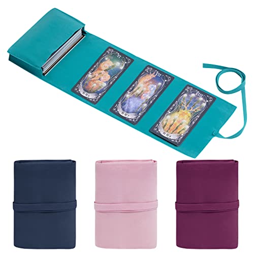 4-Piece Velvet Tarot Card Holder Bags for Witchcraft