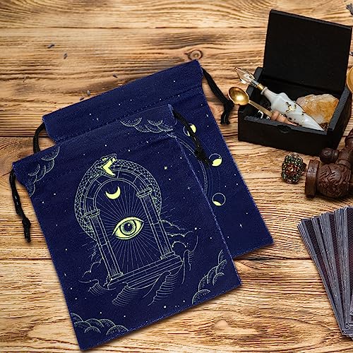 Tarot Card Velvet Storage Bag Set