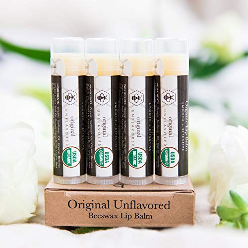 Organic Beeswax Lip Balm Pack