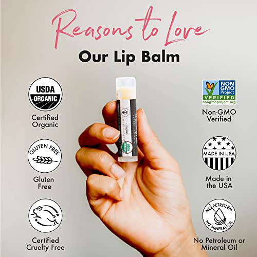 Organic Beeswax Lip Balm Pack