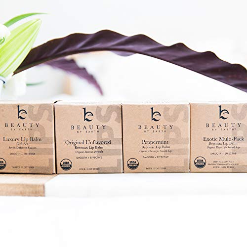 Organic Beeswax Lip Balm Pack