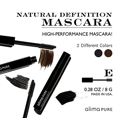 Alima Pure Brown Mineral Mascara with Jojoba Oil