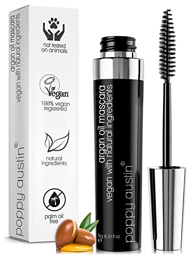Organic Black Waterproof Vegan Mascara - Poppy Austin