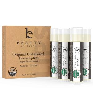 Organic Beeswax Lip Balm Pack