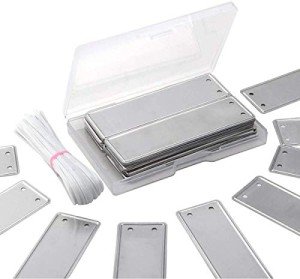 Durable Double-Sided Metal Plant Labels - 50 Pack