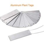 Durable Double-Sided Metal Plant Labels - 50 Pack
