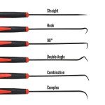 Precision Gold Prospecting Crevice Tool Set - 6 Pieces