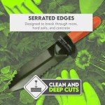 Compact Serrated Digger Shovel for Gold Prospecting