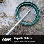 Compact Gold Prospecting Pick Axe with Magnet