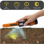 High Sensitivity Metal Detector with LCD Display