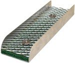 Portable 12" Aluminum Gold Sluice Box with Matting