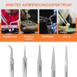 Precision Stainless Steel Eagle Beak Tweezers