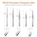Precision Stainless Steel Eagle Beak Tweezers