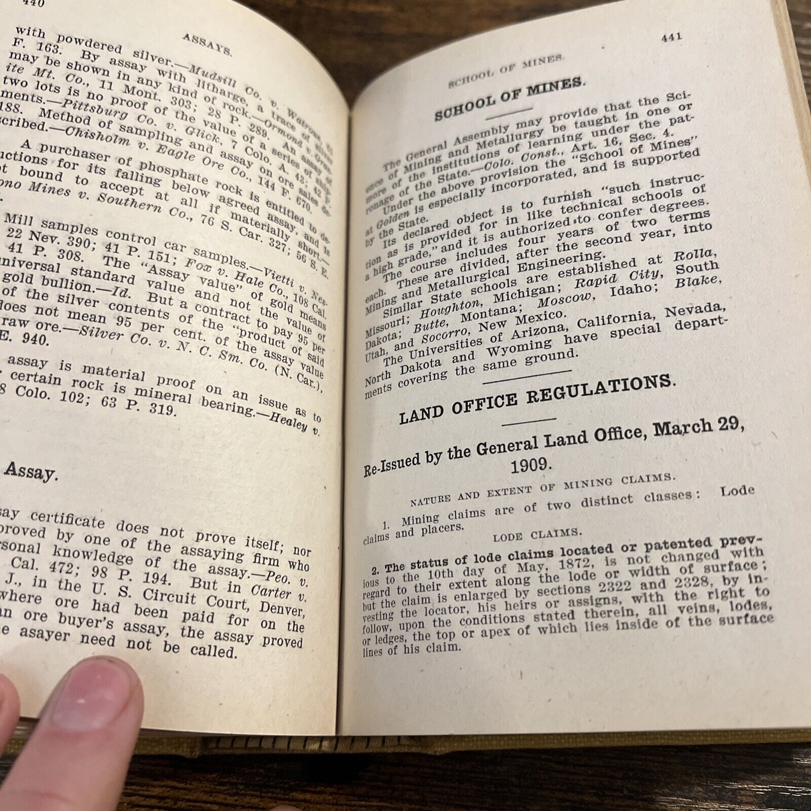 Gold Mining Claims for Sale - 1910 Morrison's
