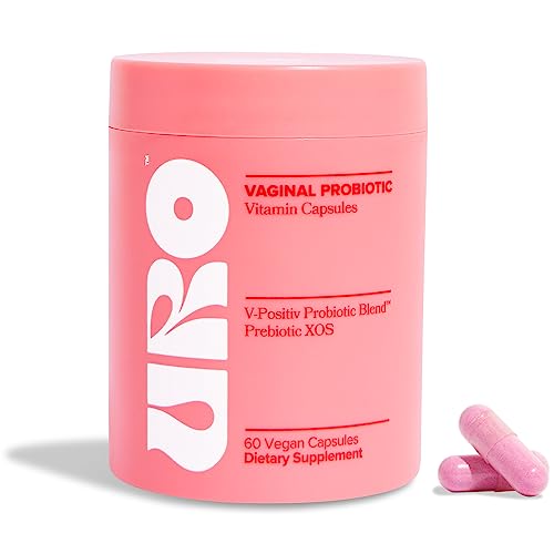 URO Vaginal Probiotics for Women pH Balance with Prebiotics & Lactobacillus Probiotic Blend - Women's Vaginal Health Supplement - Promote Healthy Vaginal Odor & Vaginal Flora, 30 Servings (Pack of 1)