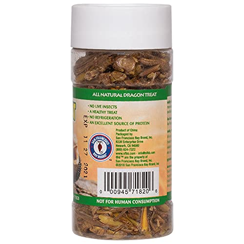 Herp Dragon Treat: Healthy Grasshoppers (15.88g Jar)