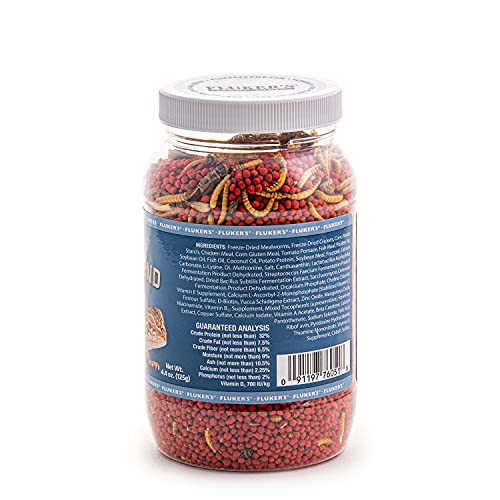 Fluker's Bearded Dragon Blend - Mealworms, Crickets, Pellets
