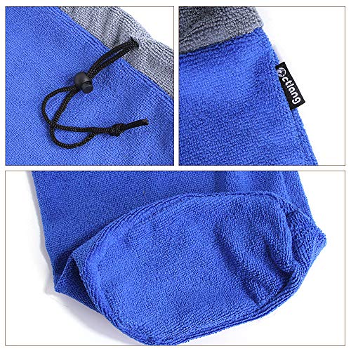 Bearded Dragon Bath Towel Bag: Fast Absorbent Bathrobe