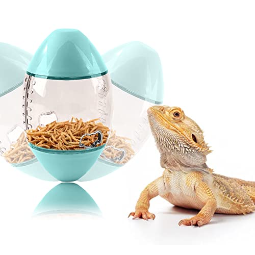 Interactive Rugby Shape Toys for Bearded Dragons