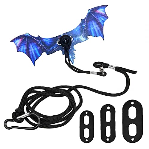 Adjustable Bearded Dragon Leash with Cool Wings