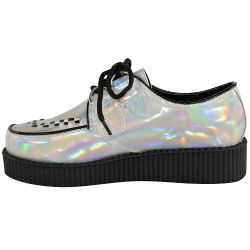 Vegan Platform Goth Lace-Up Flatform Wedge Boots