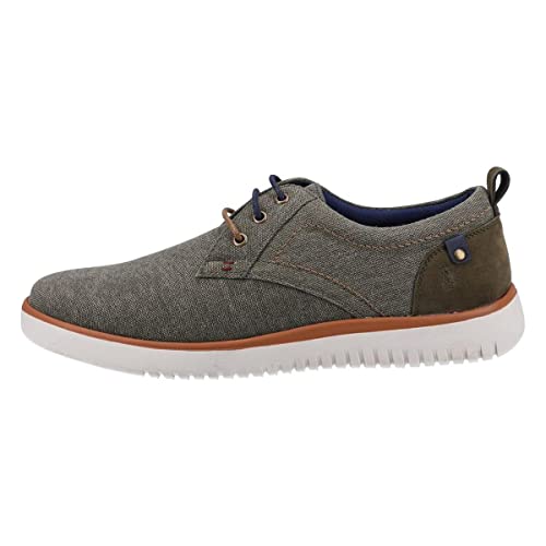 Vegan Sandy Lace-Up Sneakers, Khaki, Men's UK 9