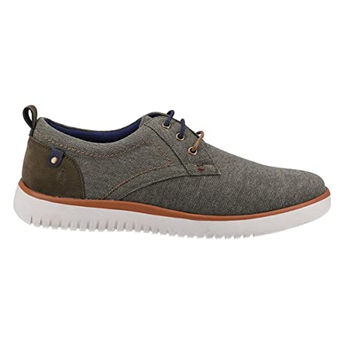 Vegan Sandy Lace-Up Sneakers, Khaki, Men's UK 9