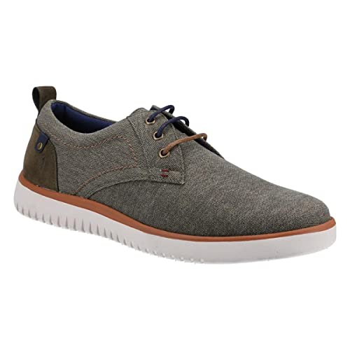 Vegan Sandy Lace-Up Sneakers, Khaki, Men's UK 9