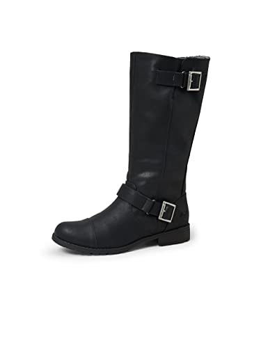 Rocket Dog Black Berry Biker Boots for Women