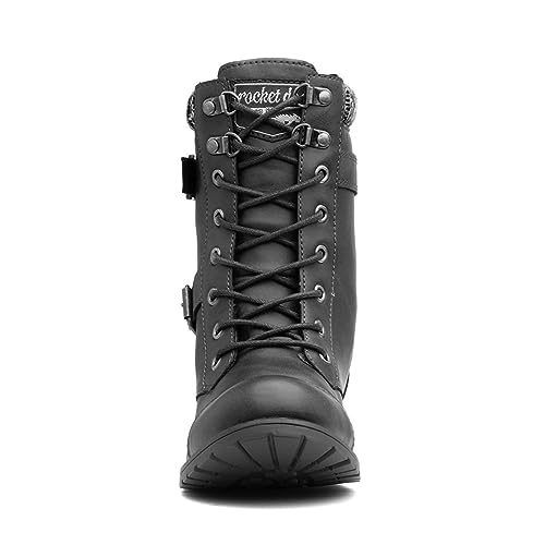 Vegan Black Ankle Boots - Size 6 UK