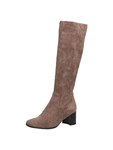 CAPRICE Vegan Mid Calf Boot, Brandy, Size 6.5
