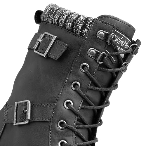 Vegan Black Ankle Boots - Size 6 UK