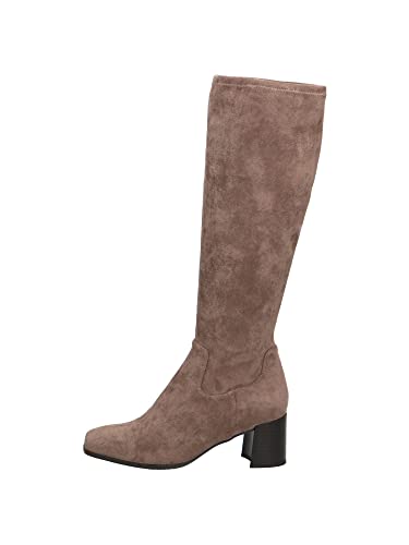CAPRICE Vegan Mid Calf Boot, Brandy, Size 6.5