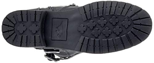 Rocket Dog Black Berry Biker Boots for Women