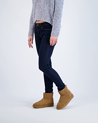 Grey Vegan Suede Hipster Boot - Women's 4.5 UK