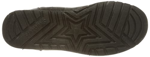 Black Vegan Wedge Winter Fashion Boot by Skechers