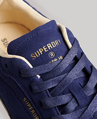 Superdry Vegan Retro Sleek Navy Sneaker, Women's UK 5