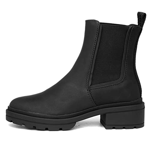 Rocket Dog Iggie Vegan Fashion Boot (Black, Size 6)