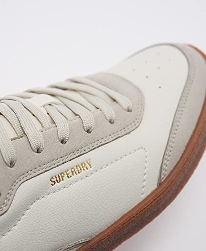 Vegan Retro Sleek Trainer Sneaker, Vintage White