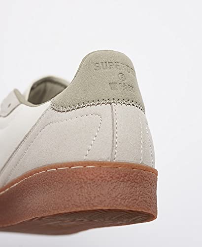 Vegan Retro Sleek Trainer Sneaker, Vintage White