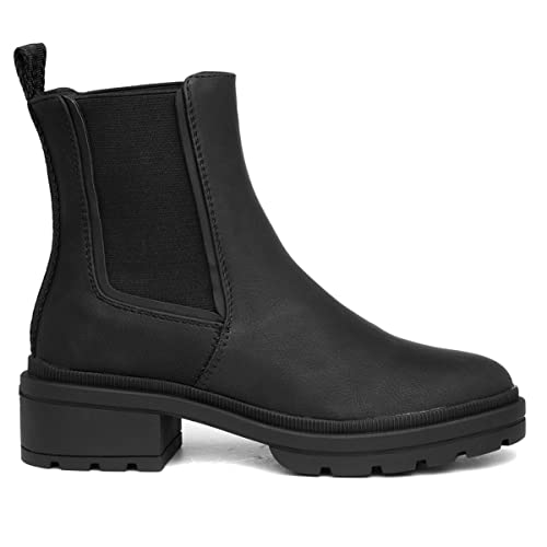 Rocket Dog Iggie Vegan Fashion Boot (Black, Size 6)