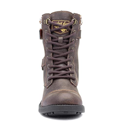 Vegan Brown Ankle Boots for Women