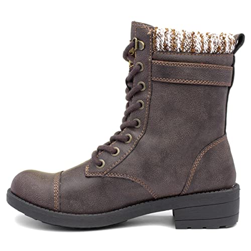 Vegan Brown Ankle Boots for Women